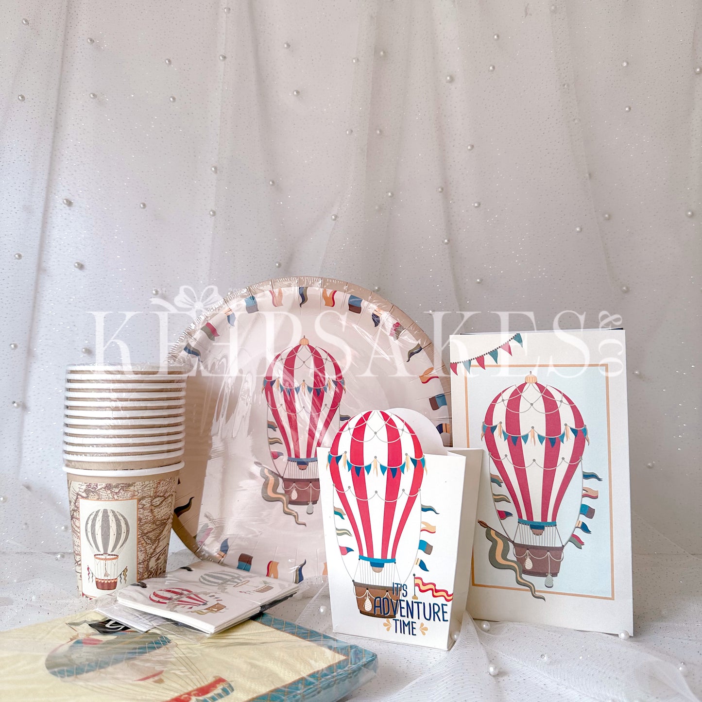 68 piece Hot Air Balloon party set