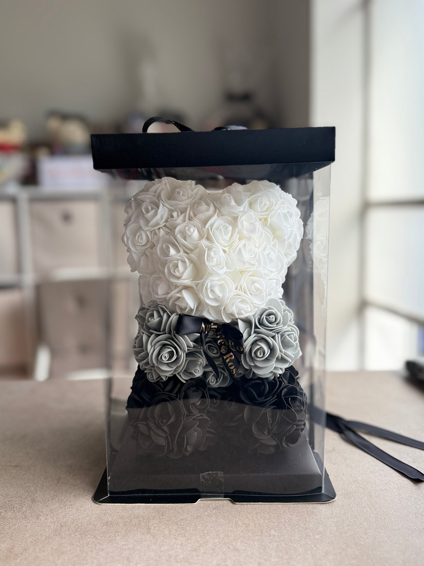 Rose Graduation Bear