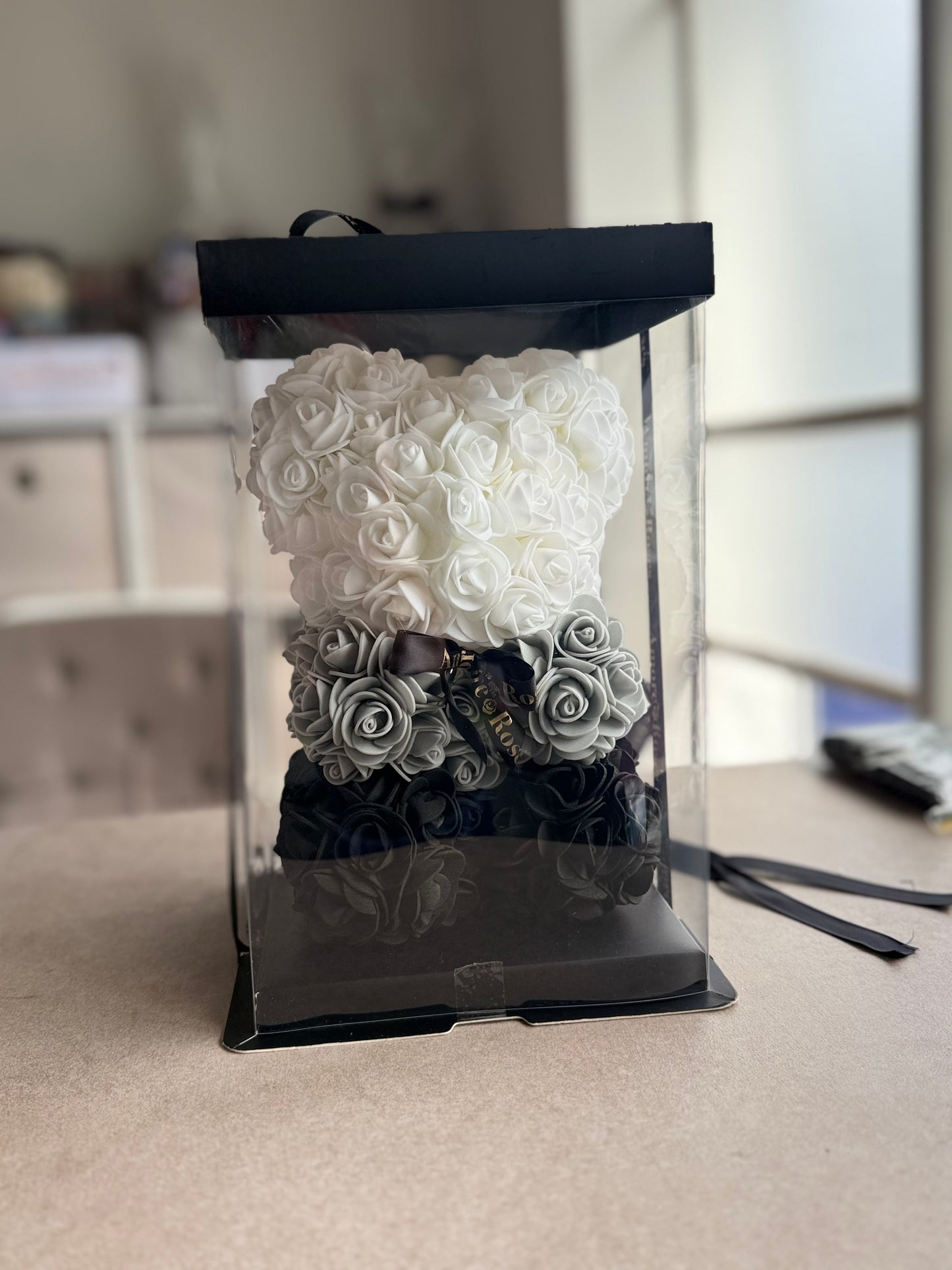 Rose Graduation Bear