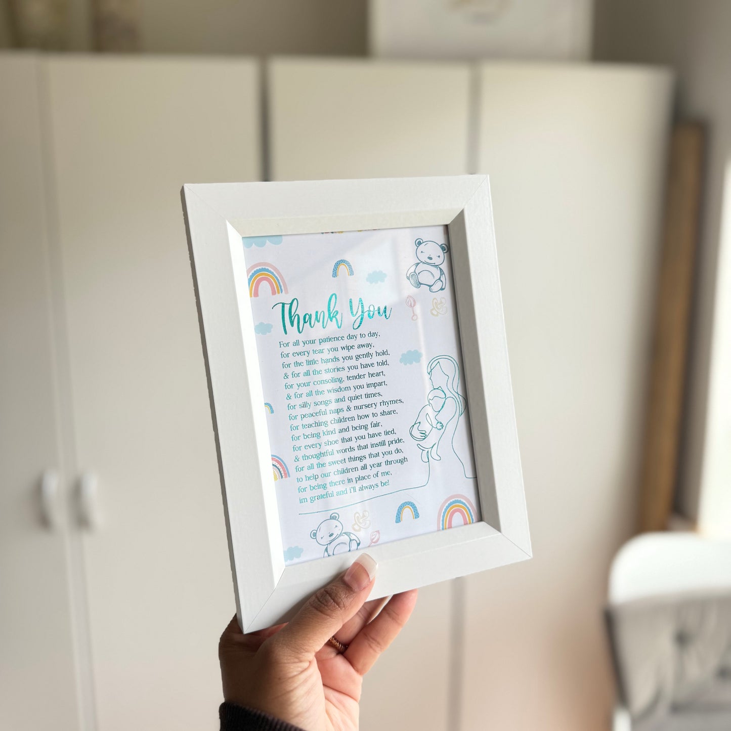 Childcare Thank You Frame