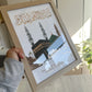 Personalised Hajj Mabroor gift | Kabah & Masjid Nabawi