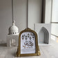 Ramadan + Eid + Home Prints with Gold Arch Frame