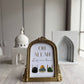 Ramadan + Eid + Home Prints with Gold Arch Frame