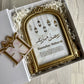 Ramadan + Eid + Home Prints with Gold Arch Frame