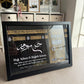 Personalised Kiswah Hajj Gift | PERSPEX FRAME NOT GLASS