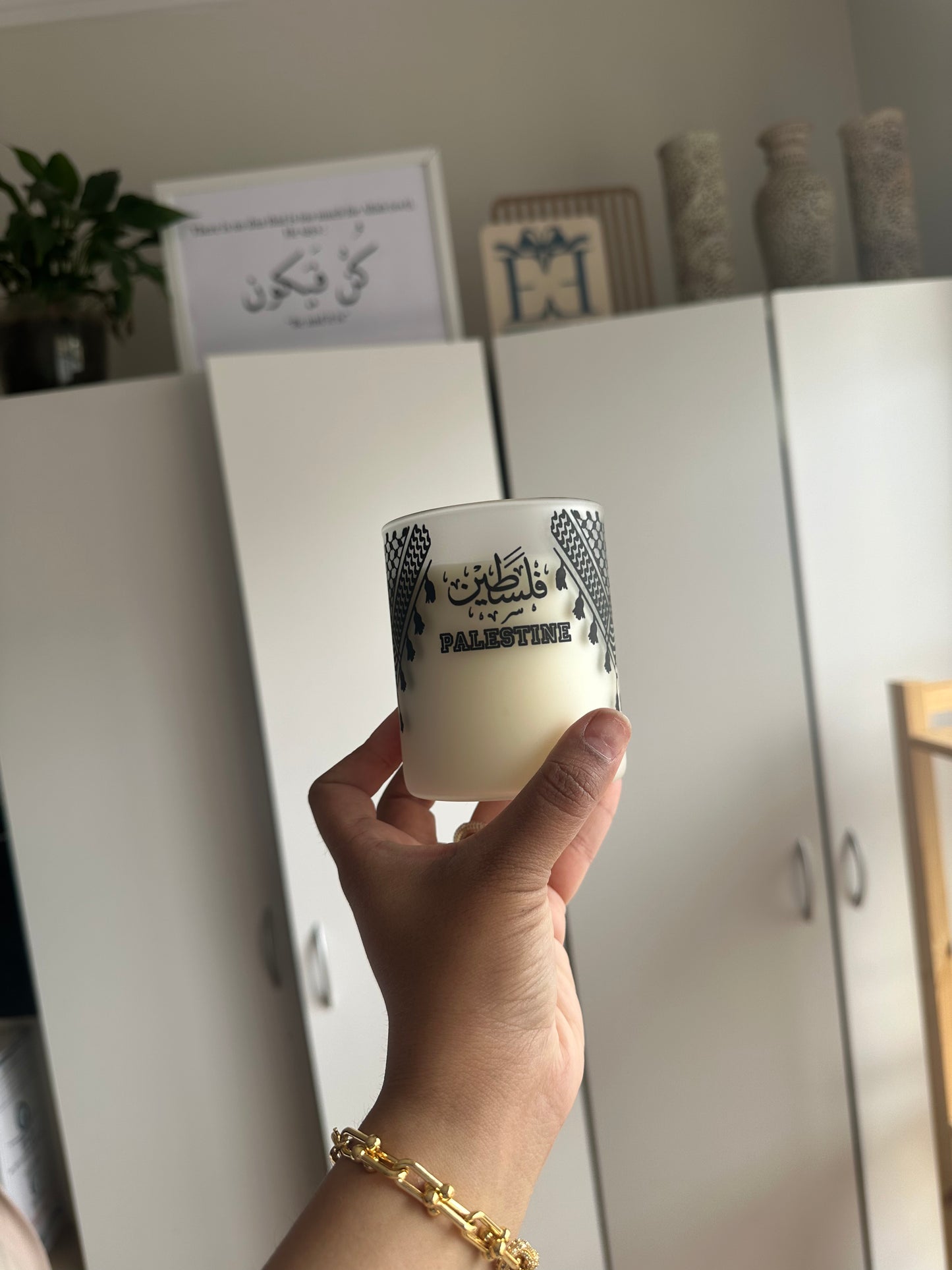 Free Palestine Candle