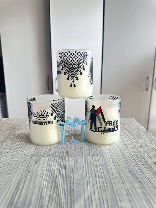 Free Palestine Candle