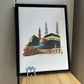 Holy Sites Trio In Floating Framed Canvas