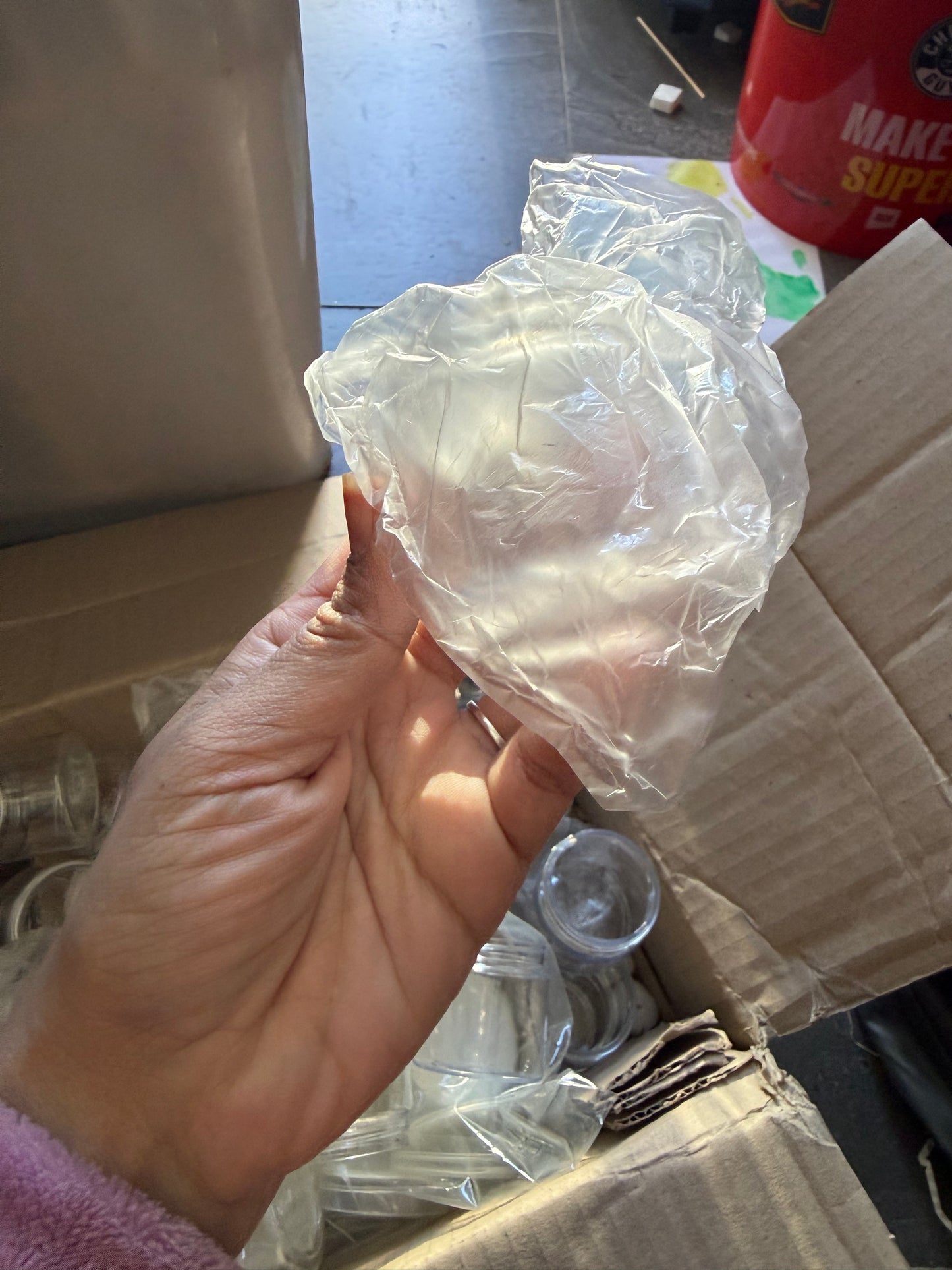 Small Clear Containers | 49 pieces