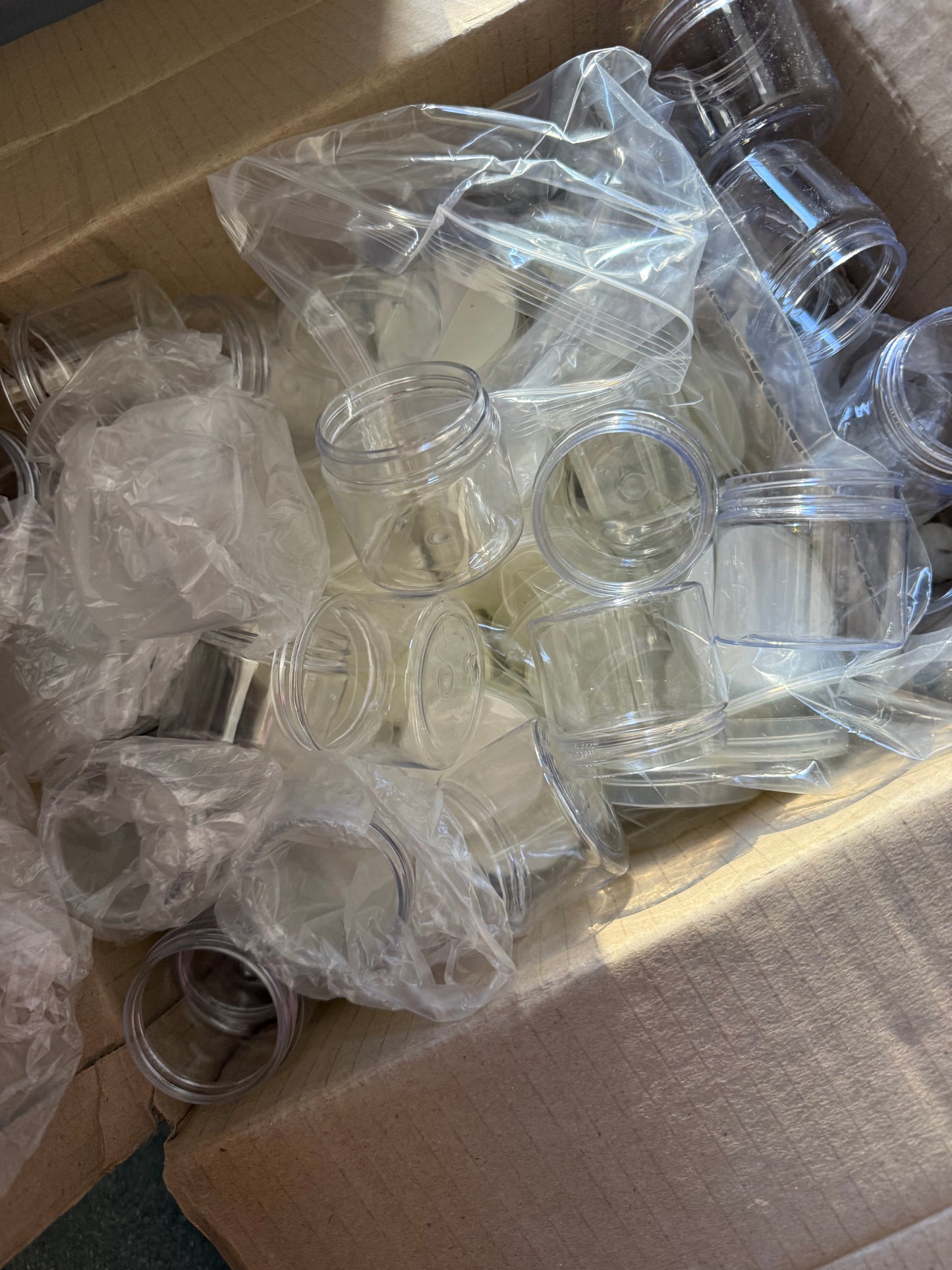 Small Clear Containers | 49 pieces