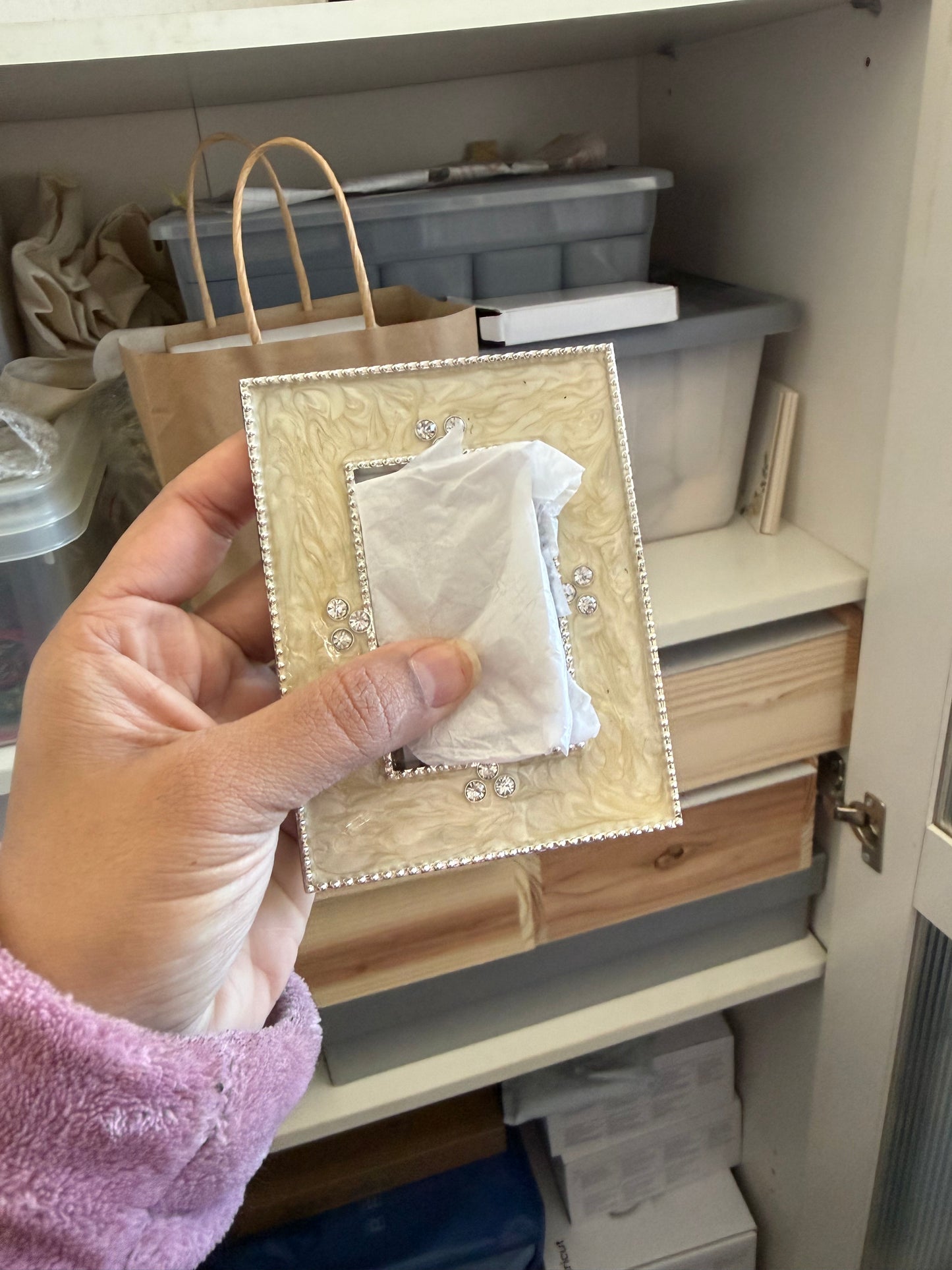 Solid Diamanté Frame | 12 pieces