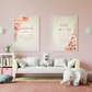 PERSONALISED - Orchid Duo | Islamic Nursery Decor | Girls Decor