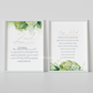 PERSONALISED - Green Hydrangea Duo | Islamic Nursery Decor | Boys Decor