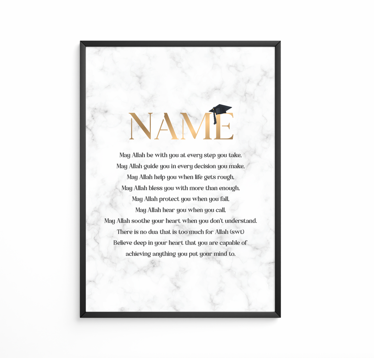 Graduation Frame | Marble