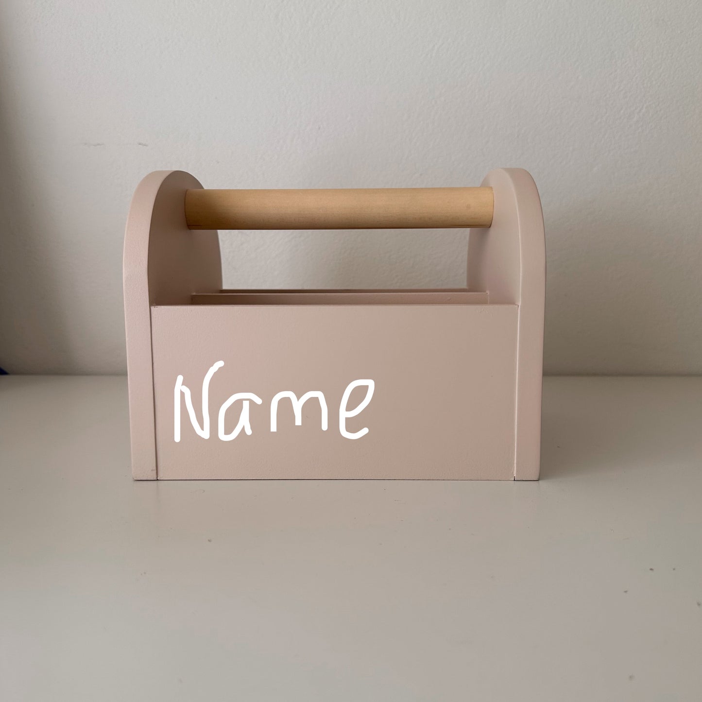 Personalised stationary caddy