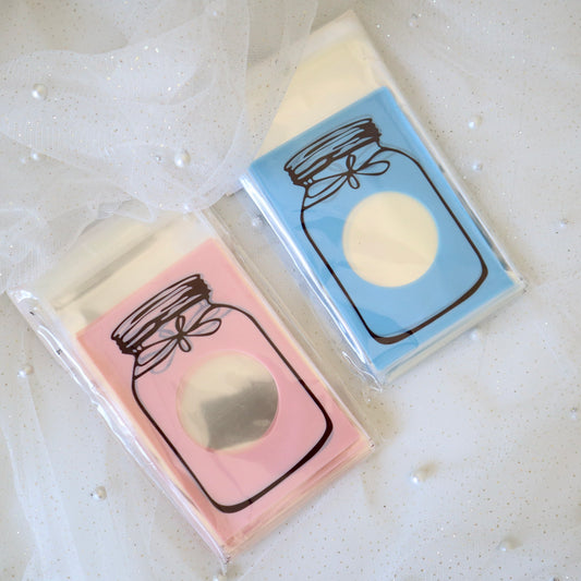 Sealable Plastic Pouches - Pink | Blue
